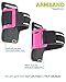 iPhone 7 Plus Armband, GreatShield FIT Neoprene Stretchable Arm Holder Sports Case for Running Workouts with Key Slot for Apple iPhone 7 Plus (Pink)