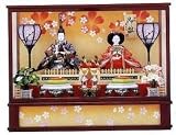 ひな人形 親王飾り ケース入 3s63213 ケース飾り 雛人形