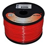 Octave 1.75mm Red ABS Filament 1kg (2.2lbs) Spool for Reprap, MakerBot, Afinia and UP! 3D Printer