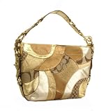 51EfMj87y0L. SL160  Coach Patchwork Gold and Tan Hobo Handbag