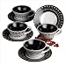 Cuisinart 5033618 Madison Café Espresso Cups and Saucers (Set of 4)