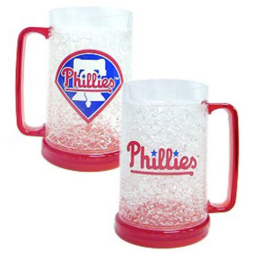 Duck House CSY-9413159524 Philadelphia Phillies MLB Crystal Freezer Mug