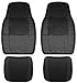 Armor All Custom Accessories 78895 4-Piece Black Heavy Duty Rubber Floor Mat