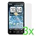 3 X GTMax Clear LCD Screen Protector Film Guard for Sprint HTC EVO 3D 4G Android Phone