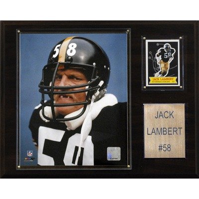NFL Pittsburgh Steelers Jack Lambert Player Plaque