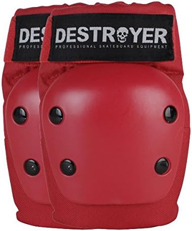 Destroyer Recreation Red Elbow Pads - Large