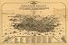 GIANT Wall Sticker of: Panoramic map of historic Graphic chart of the city and county of San Francisco respectfully dedicated to the leading interests of California and the Pacific coast.