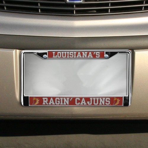 Louisiana-Lafayette Ragin Cajuns Chrome License Plate Frame