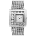 DKNY Women's Silver-Tone Mesh Stainless Steel Watch #NY4630