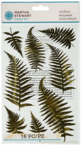 Martha Stewart Crafts Decorative Stickers, Elegant Nature Fern