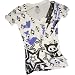Skelanimals Animal Argyle V-Neck Slim-Fit Juniors T-Shirt, Large