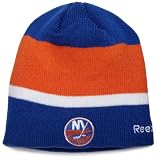 NHL Men's Center Ice Official Team Player Knit Hat (New York Islanders, One Size Fits All)