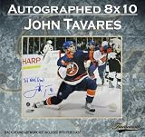 John Tavares Autographed/Hand Signed 8x10 Photo Only Islanders ''1st Career Goal''