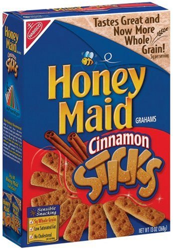 Honey Maid Grahams, Cinnamon Sticks, 13-Ounce Boxes (Pack of 6) by Honey Maid