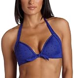 Calvin Klein Women's Dot Print Retro Bra Swimsuit Top