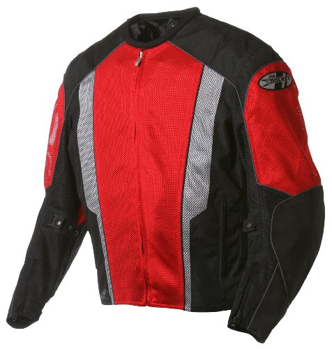 Joe Rocket Phoenix 5.0 Mens Mesh Textile Motorcycle Jacket Red/Black XL