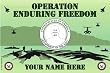 Navy Enduring Freedom Small House Flag