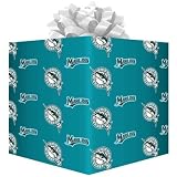 Florida Marlins Team Logo Gift Wrap