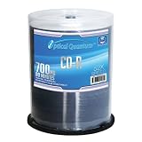 Optical Quantum 52x CD-R White Thermal Everest Hub Printable Media 100 pack