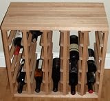 25 Bottle Wine Rack Cube in Mahogany