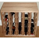 25 Bottle Wine Rack Cube in Mahogany by Luxe Wine Cellars
