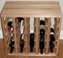 25 Bottle Wine Rack Cube in Mahogany