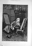 1877 LAST-PURCHASE LUCAS PAINTING MAN FINE ART PRINT