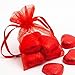 Adorox Kraft Boxes Cardboard Gift Box with Lids for Wedding Birthday Holiday Baby Shower Favor (RED, 3