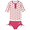Toddler Girls Cabana Life 3-pc. Embro Swim Set - Pink