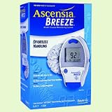 Ascensia Breeze Blood Glucose Monitoring System #6117A 1 Kit