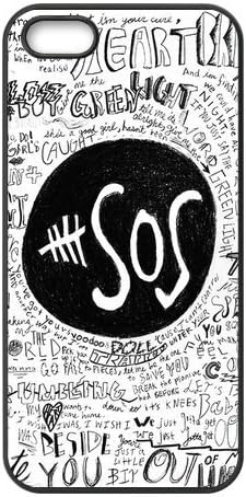 5sos Hard Rubber Phone Cover Case for iPhone 5,5S Cases
