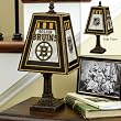Bruins - Art Glass Table Lamp (14in)