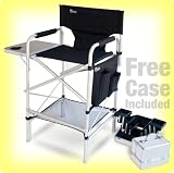EARTH PRO MAKEUP ARTIST CHAIR (w/FREE Makeup Case: $30.00 Value) & SIDE TABLE
