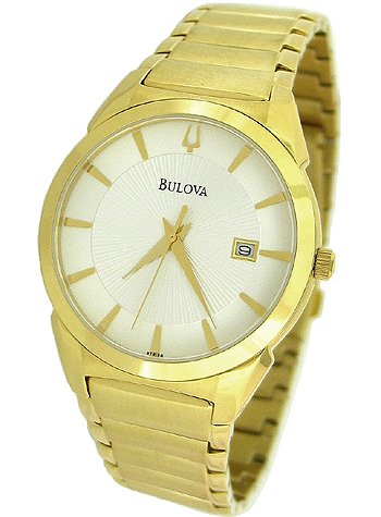 Bulova Men's 97B108 Silver Dial Bracelet Watch