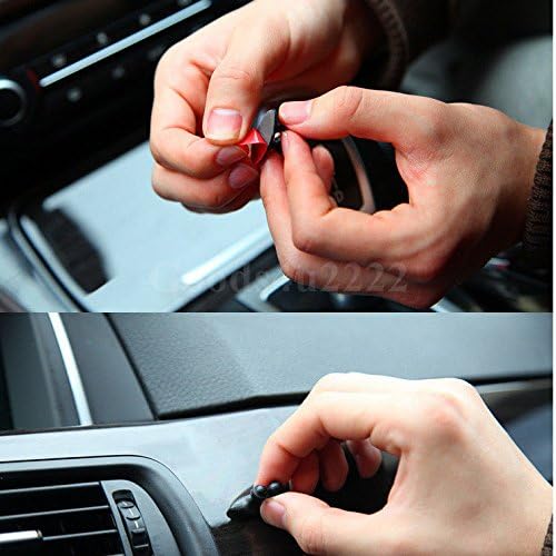 8PCS/Set Black Auto Interior USB Line Earphone Cable Clip Car Organizers Clip