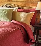 68″ W X 86″L Twin Cotton Quilt in Solid Colors, in Butter