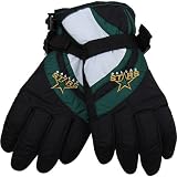 Reebok Dallas Stars Black Nylon Ski Gloves (Medium)