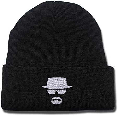 JIUWEI Breaking Bad Heisenberg Logo Beanie Fashion Unisex Embroidery Beanies Skullies Knitted Hats Skull Caps