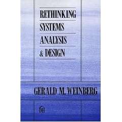 Rethinking Systems Analysis and Design