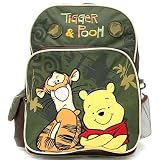 Winnie the Pooh and Tigger Full Size Green Large Backpack - Great item for back to school