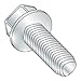 M5-0.8 x 12 mm Taptite Style Thread Forming Screws/Unslotted/Hex Washer Head/Steel/Zinc/DIN7500D/DIN7500D (Carton: 5,000 pcs)