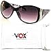 Vox Women's Sunglasses Designer Fashion Rhinestone Vintage Floral Eyewear