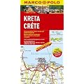 MARCO POLO Karte Kreta 1:150.000: Mit landwirtschaftlich sch�nen Strecken und Sehensw�rdigkeiten. �bersichtskarte zum Ausklappen, Entfernungstabelle, Ortsregister, 4 Citypl�ne