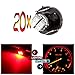 CCIYU 20x T3 2-3014 SMD Neo Wedge Red LED Light Instrument Cluster Panel Lamps Gauge Bulbs 35853-SDA-A01 Gauges Side Light Indicator Light Fit 2001-2010 Honda Accord Odyssey