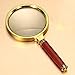 Magnifying Glass 6X Magnification Magnifier Handheld Magnifier for Science, Reading Book, Inspection. (6X Handheld Magnifier)