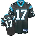 Jake Delhomme Black Reebok NFL Premier Carolina Panthers Jersey