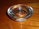 Tea Votive Light Candle Holder, 3 Round Glass