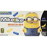 Mike and Ike Minion Mix Blueberry Banana Fruit Chewy Candy Theater Box