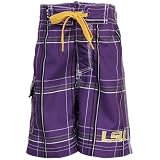 NCAA LSU Tigers Toddler Purple Bat Boy Boardshorts (3T)