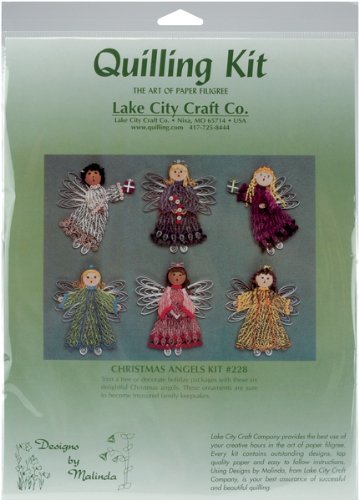 Lake City Craft Quilling Kit - 6PK/Christmas Angels